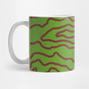 Drip Pattern - Mystery Green Mug